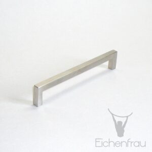 Bügelgriff eckig Edelstahl matt 136 mm