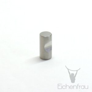 Möbelknopf Edelstahl matt 12x25 mm