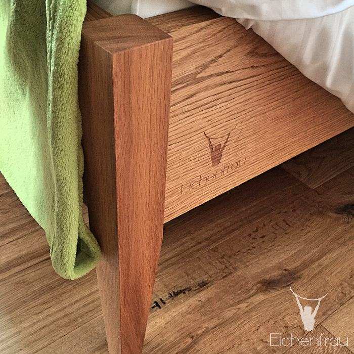 Doppelbett Massivholz 208 x 168 cm (LxH) form603-6 – Bild 3