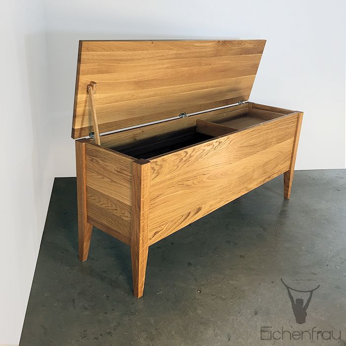 Bettkommode aus Massivholz 140x60x40 cm (BxHxT) form500-58