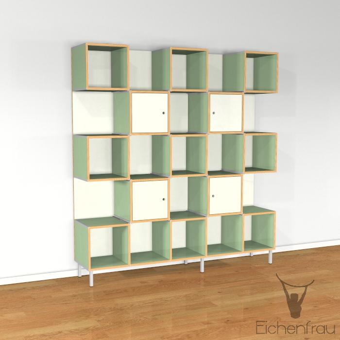 Büroschrank 200 x 220 x 42 cm (BxHxT) form500-37 – Bild 4