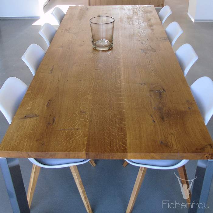 Esstisch Wildeiche Massivholz 80 x 75 cm (BxH) form240 – Bild 3