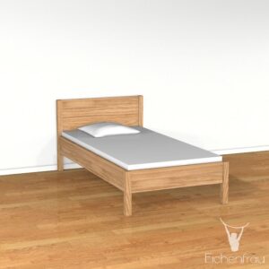 Einzelbett Massivholz 208 x 84 cm (LxH) form601-2