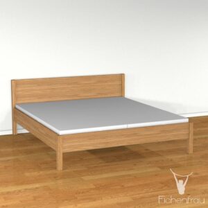 Doppelbett Massivholz 208 x 168 cm (LxH) form601-6
