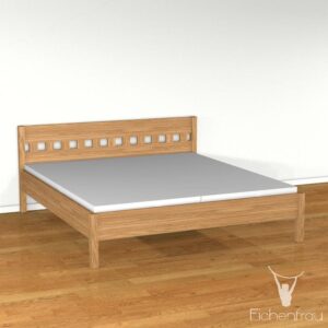 Doppelbett Massivholz 208 x 168 cm (LxH) form602-6