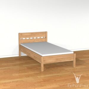 Einzelbett Massivholz 208 x 84 cm (LxH) form603-2