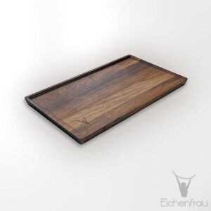 Schneidebrett 50x29x2,6 cm (LxBxH) form907 Nussbaum Massivholz