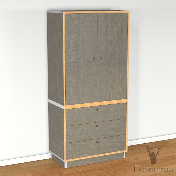 Wäscheschrank 80 x 168 x 42 cm form500-23