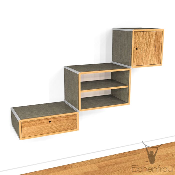 Wandschrank 160 x 100 x 42 cm (BxHxT) form500-28 – Bild 9